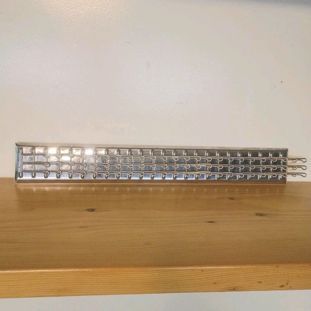 Vintage Metal Tie Scarf Belt Holder‎ Rack Organizer Holds 72 19 3/4